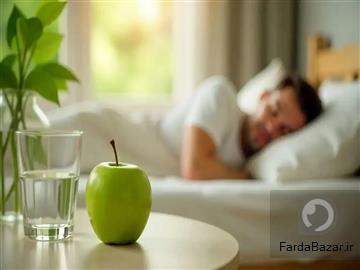 عکس سیب میوه ای بی ادعا؛ فواید مصرف سیب قبل از خواب