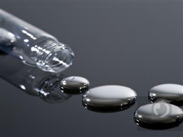 جیوه نقره ای در اندازه های مختلف