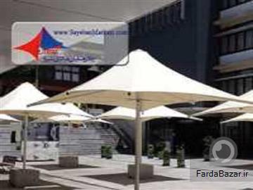 انواع سایبان کششی و پارچه ای و پارکینگ و مغازه چادر؛ سایبان مرکزی شیراز