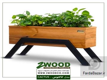 ساخت فلاور باکس چوبی و گلدان چوبی