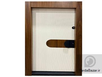 درب ضدسرقت cnc مدرن رنگ پوششی پارس چوب شهریار